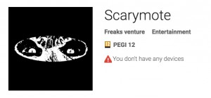 Scarymote on Playstore